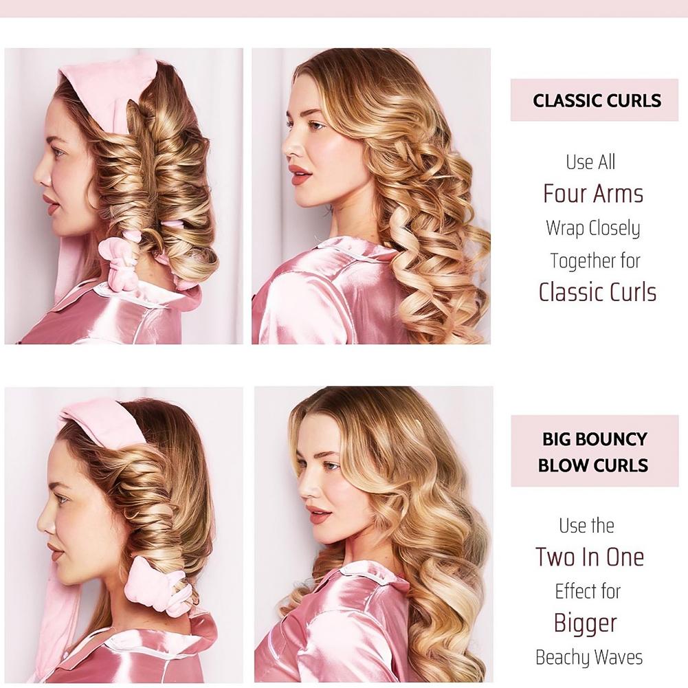 Heatless Curling Rod Hair Accessories Hair Band Ribbon Silk Curling Iron Lazy Curls Sleeping Soft Curling Iron Styling Tool