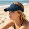 Yousheng Empty Top Baseball Cap, Retro Washed Style UV Protection Hat with Extended Curved Brim, Summer Hat for Travel Hiking Outdoor Sports