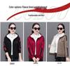 Woodpecker Women's Fleece-Lined Hooded Embroidered Coat: Autumn/Winter 2025 Fashion