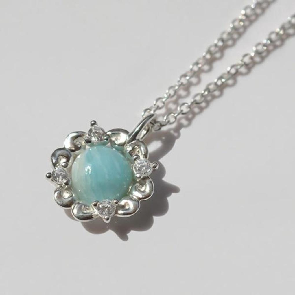 Women's Accessories Daily Larimar Natural Stone Necklace