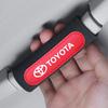 2 Stück Wildleder Auto Innenraum Griff Schutzhülle Dach Ziehgriff Handschuhe für Toyota Prado Yaris Verso Fortuner Supra Corolla Zubehör F10