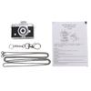 Keychain Camera 1080P 48MP Digital Camera with 1.47 Inch LCD Flip Screen Flash Retro Compact Camera for Travel Parties