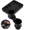 Car Seat Cup Holder Expander Adjustable for 360°Rotating Multifunctional Car Seat Cup Holder Snack Tray Drink Holder