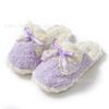 Women's Winter Cotton Slippers Women's Student Edition Bow Comfortable Non-slip Warm Home Leisure Family Slippers Women