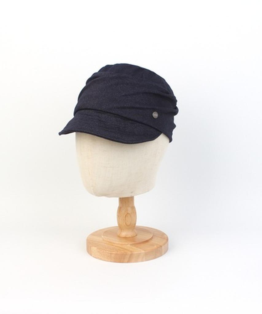 Yunibeosyeolkemiseuteuli Wire Wrinkle Poly Navy Marine Cap