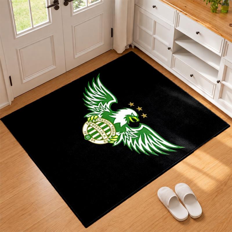 Ferencvarosi TC Carpet Door Mat for Living Room or Bedroom Protective Mat Under Chair Office Decoration Christmas Gift Birthday Present