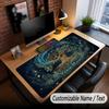 Tree of Life Theme Custom Mouse Pad Personalized With Name Text Customized Desk Mat For Office Home Decor