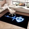 1PC rug Dynamic Qarabag Crest Design Carpet, Chair Rug,Area Rug for Office Bedroom living rooms bedroom, Doormat decor Christmas fan gifts
