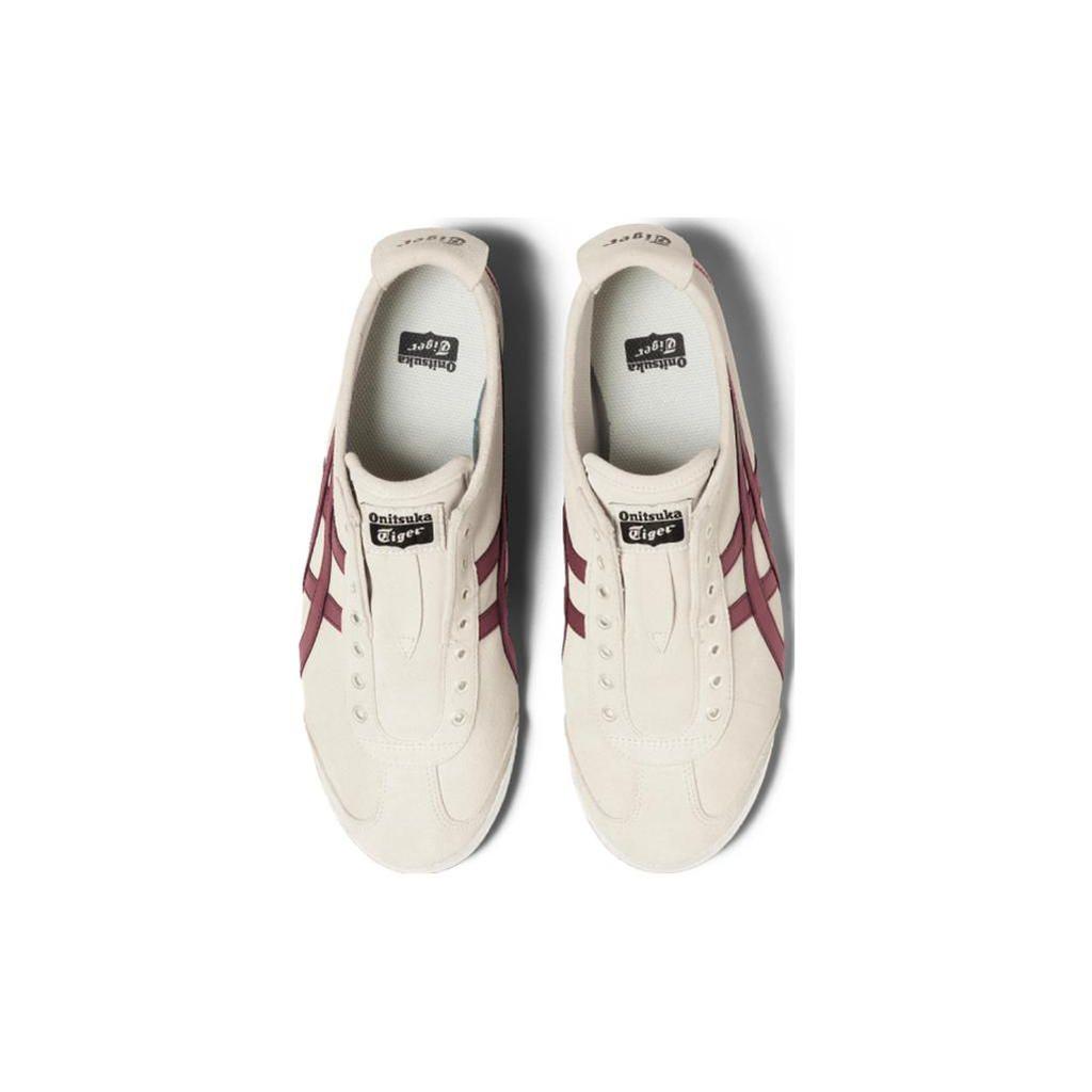 Onitsuka Tiger Unisex Mexico 66 Slip‑On Birch Dark Cherry 1183B782‑201