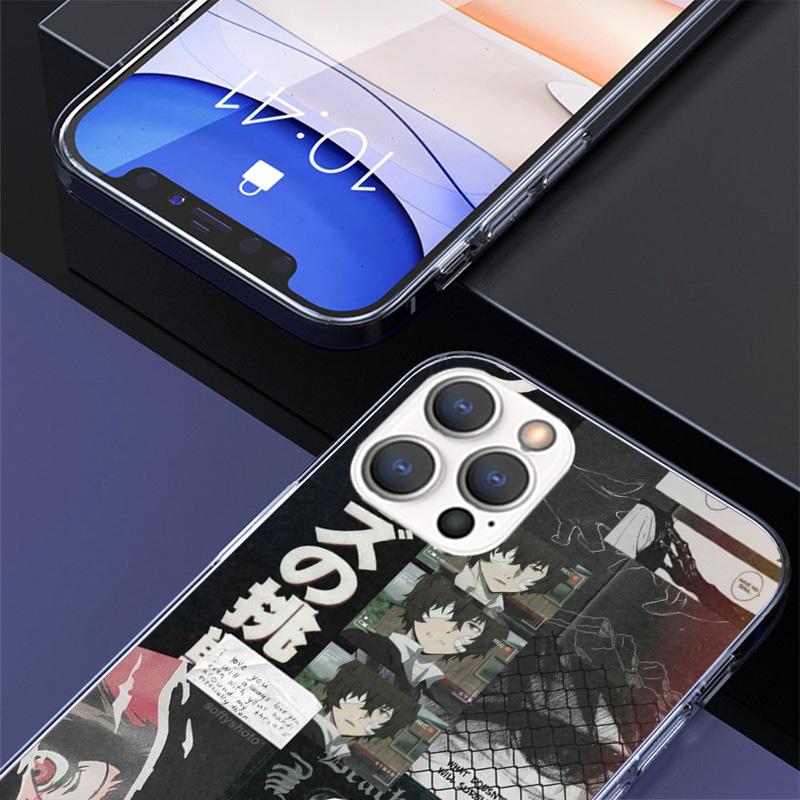 Bungo Stray Dogs Poster Anime Phone Case For iPhone 17 Air 16 Pro Max 16E 15 + 14 Plus 11 12 13 Mini 7 8 SE Gift Print Cover Fun