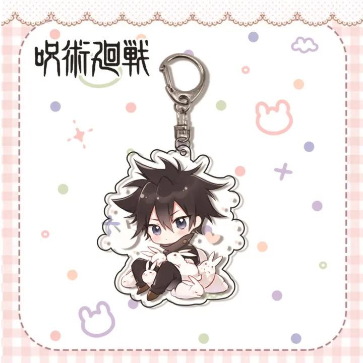 Jujutsu Kaisen Gojo Satoru Itadori Acrylic Keychain 55mm Anime Cosplay Accessory
