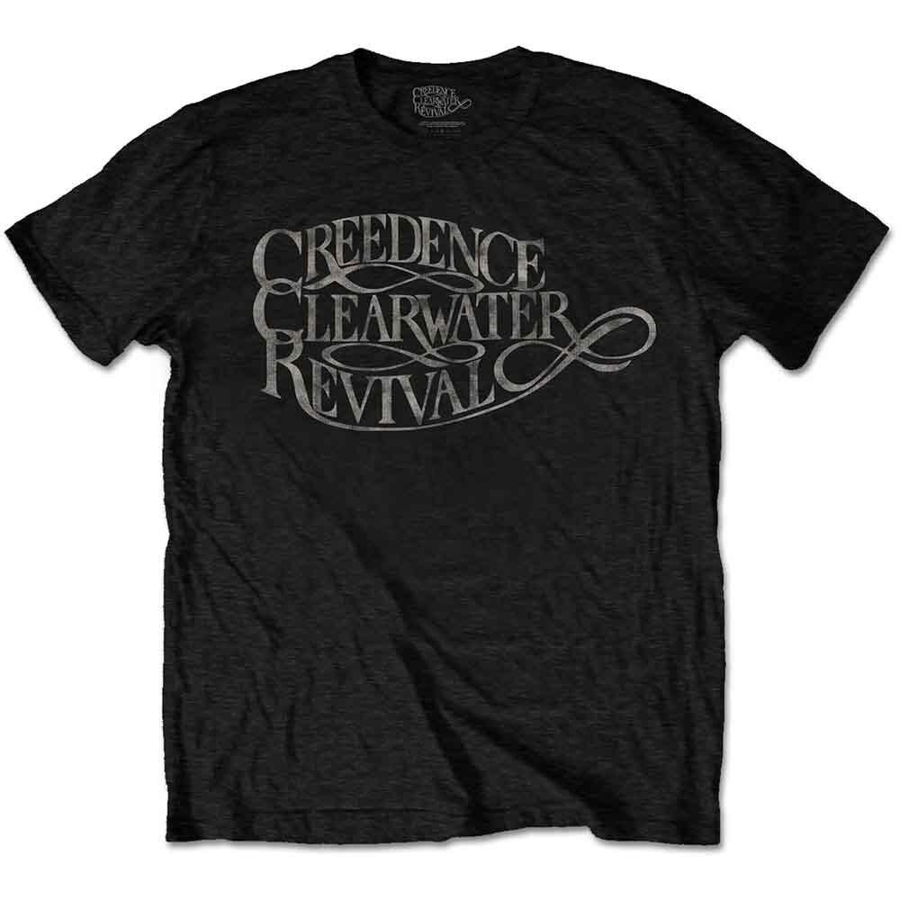 Creedence Clearwater Revival Vintage Logo T-Shirt Black New Unisex T-Shirt XL