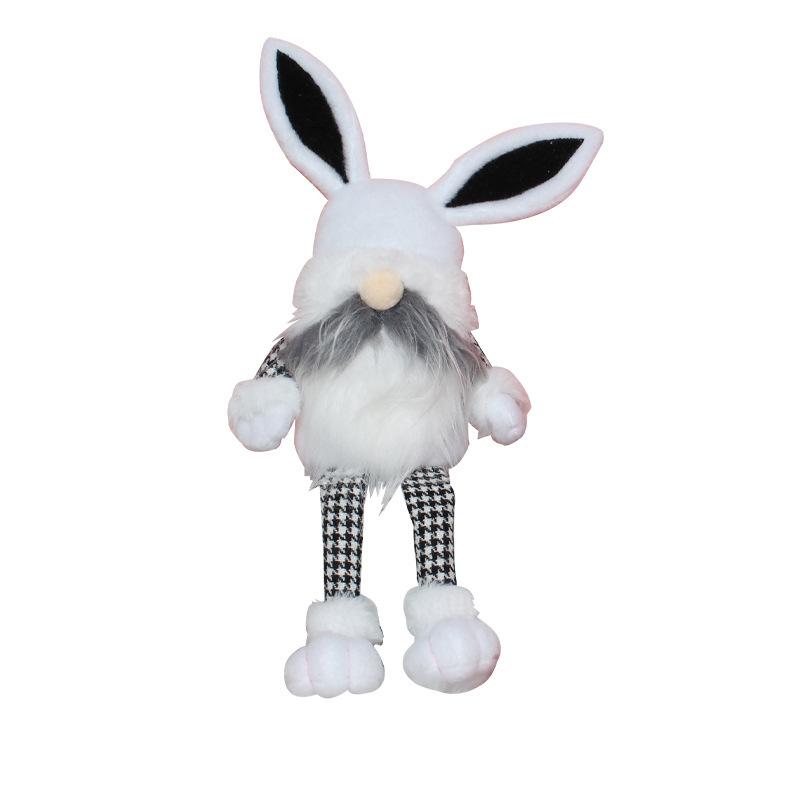 Easter Long Legs Bunny Doll Ornaments Cute Elf Doll Home Festive Decoration Items