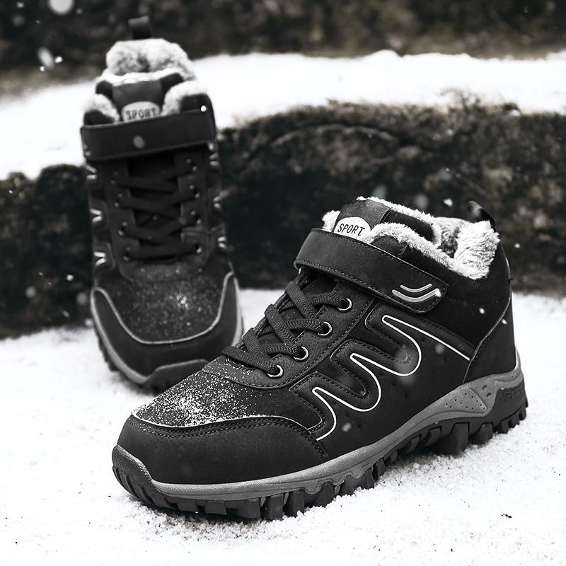 Модные зимние ботинки Мужские на шнуровке Повседневные мужские ботинки Мужская зимняя — фото 3