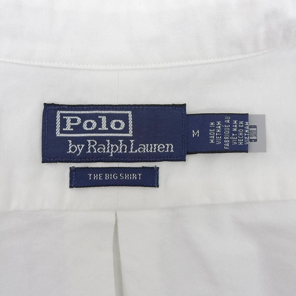 POLO RALPH LAUREN THE BIG SHIRT Button-Down Oxford Shirt, Men's, White, Size M tops M whiteUsed