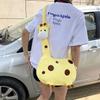 Charming Plush Giraffe Shoulder Bag Soft Polyester Ideal Birthday Present For Young Youngsters