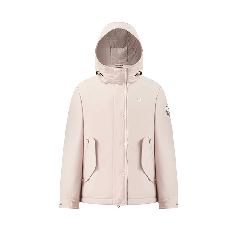 Fila Fitness Minimalist Fashion Versatile Casual Loose Hooded Down Jacket Women Outerwear A51W541902FPK