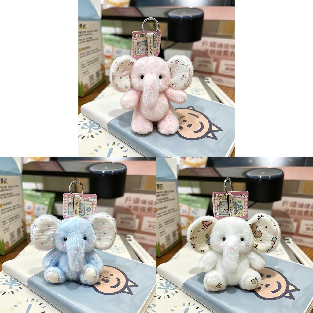 Plush Keychain For Girls And Kids Cute Animal Backpack Decor Gift