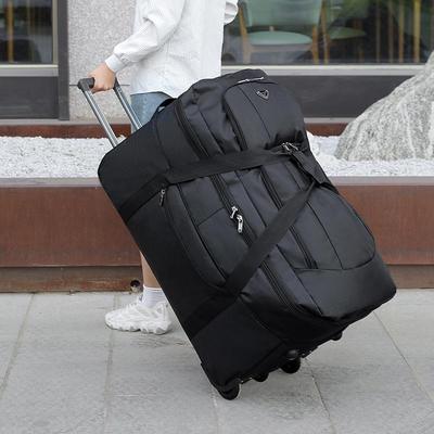 Extra Großer Faltbarer Oxford Trolley Koffer für Unisex Reisen