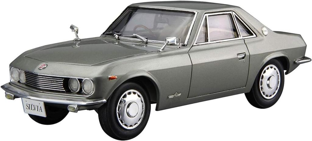 Aoshima Bunka Kyozai The Model Car Series Nissan CSP311 Silvia Plastic Model 1/24 No.66 '66 (Automobile)