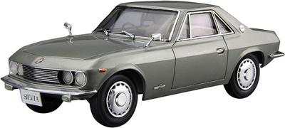Aoshima Bunka Kyozai Die Modellauto-Serie Nissan CSP311 Silvia Plastikmodell 1/24 Nr. 66 '66 (Automobil)