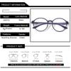 New Retro Fashion TR90 Ultralight Round Reading Glasses for Women Men Anti Blue Light Comfortable Presbyopic Glasses