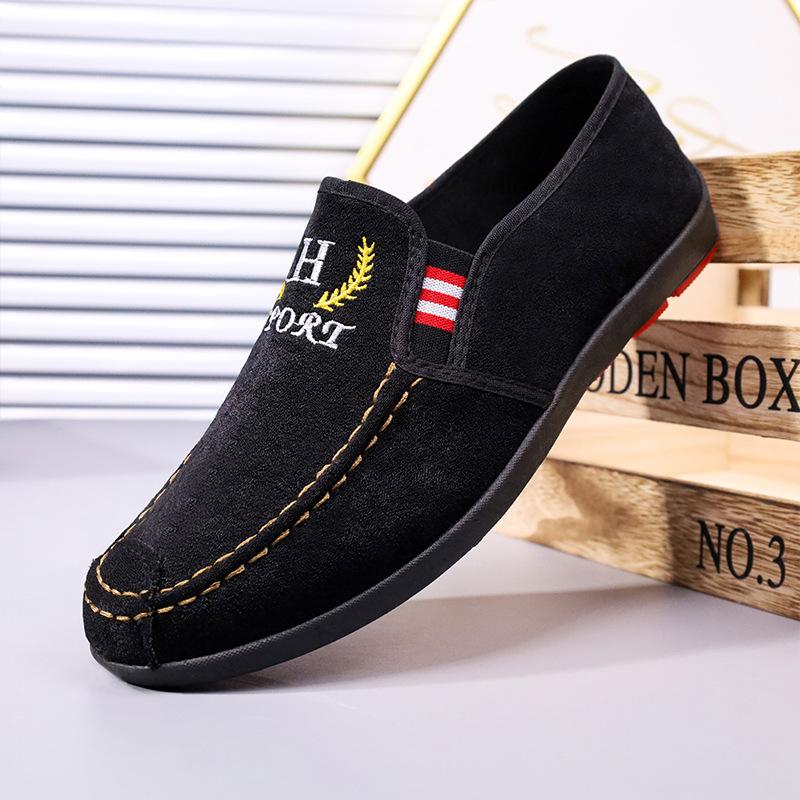 New cloth shoes lazy shoes non-slip and wear-resistant casual shoes breathable canvas 41