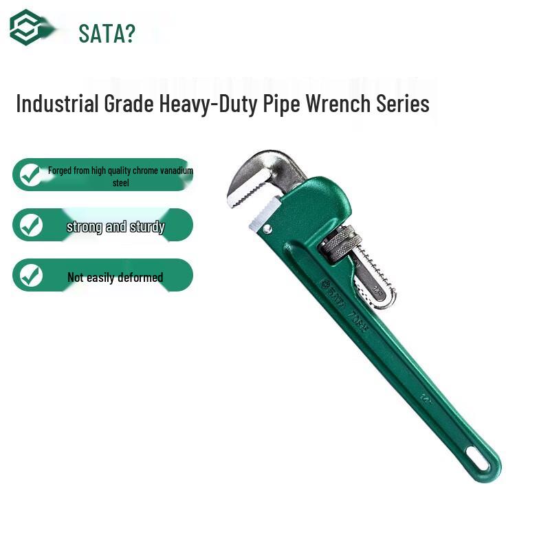 Shida Heavy-Duty Pipe Wrench