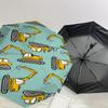 Construction Vehicle Print Umbrella Automatic Opening&Closing,Portable 3 Fold Design,8 Rib Iron Frame Outdoor Umbrella,Perfect Gift f