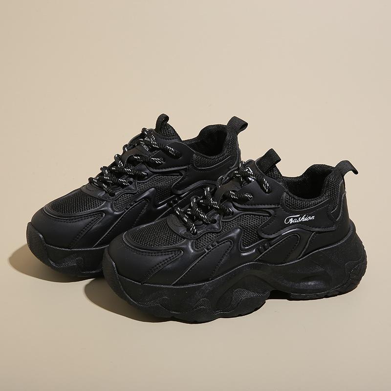 Ins New Dad Shoes Women's 2025 Autumn Student Sports Running Casual Shoes Platform Heightening Women's Shoes FB3315