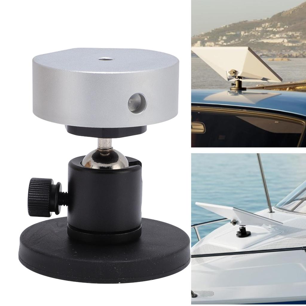 Car Roof Magnetic Mount Bracket Aluminum Alloy Angle     Mount for Cars Yachts