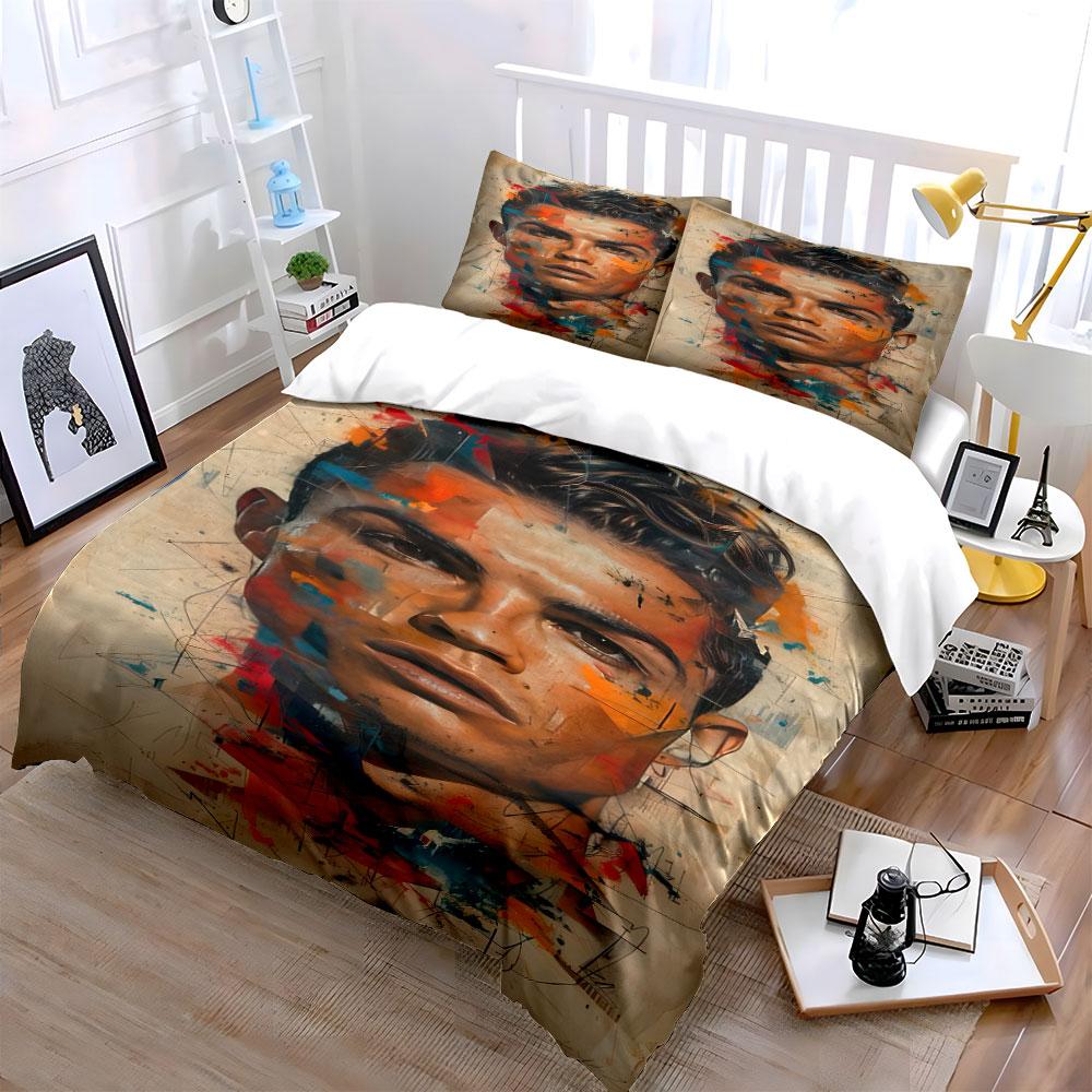 Abstract Portrait with Splashes. Bedding Sets Duvet Cover Sets Duvet Covers Pillowcases(1 * Duvet Cover 2 * Pillowcases Without Duvet Insert)