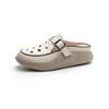 Flat Sandals for Women Button-up Soft-soled Flip-flops Casual and Versatile Mom Shoes