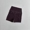 High-Waist Yoga & Cycling Shorts with Pocket - No Line, Peach Lift Design for Women
