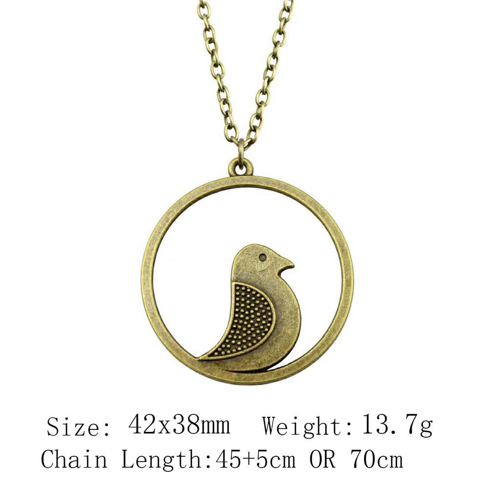 Father's Day Neck Decoration Bird 45cm Or 70cm Long Chain Necklace Biz Male Necklace