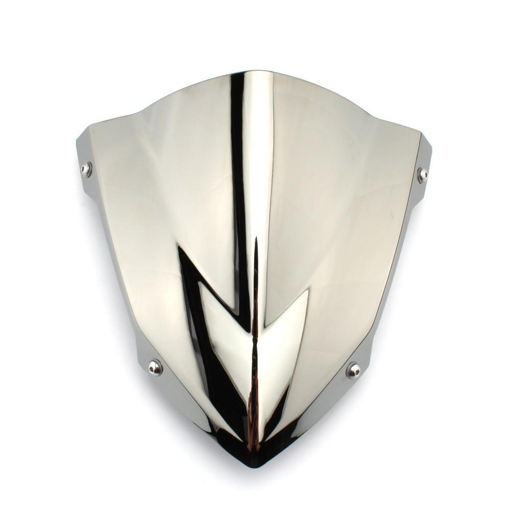 Stilvoller Frontscheibenabweiser für Yamaha Mt09 Fz09 in solider grauer Farboption