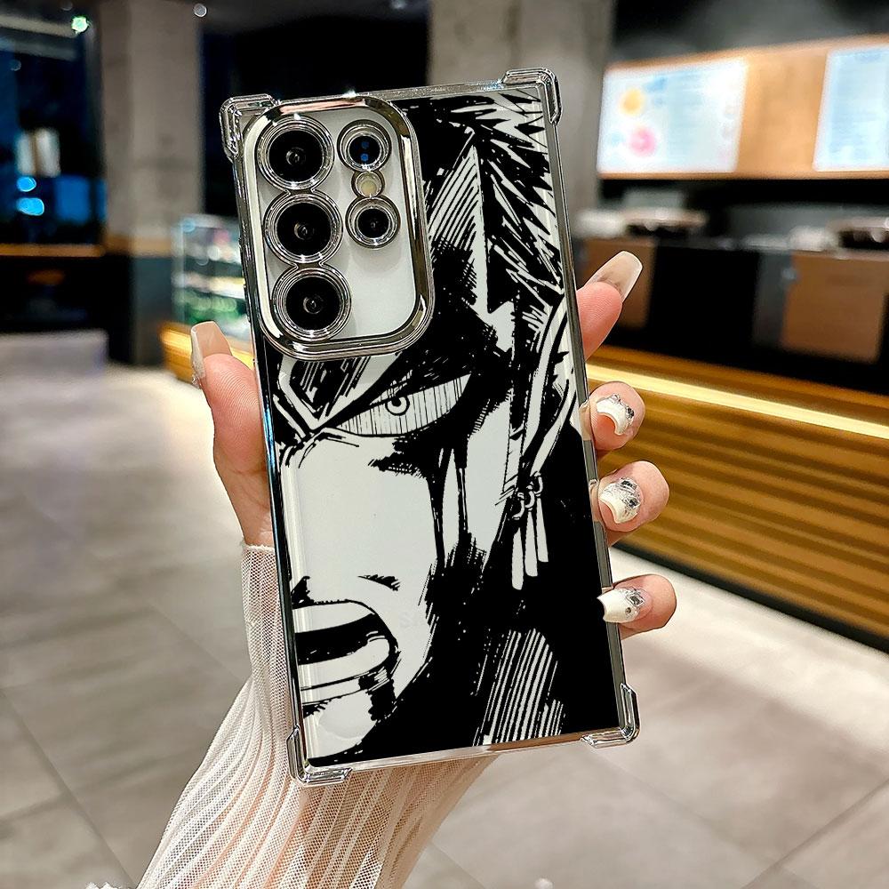 One Pieces Coque For Galaxy S26 Ultra Phone Case Sanji Zoro Luffy For Samsung S26 S25 S24 S23 S21 Ultra S20 FE S25 Plus 5G Cover