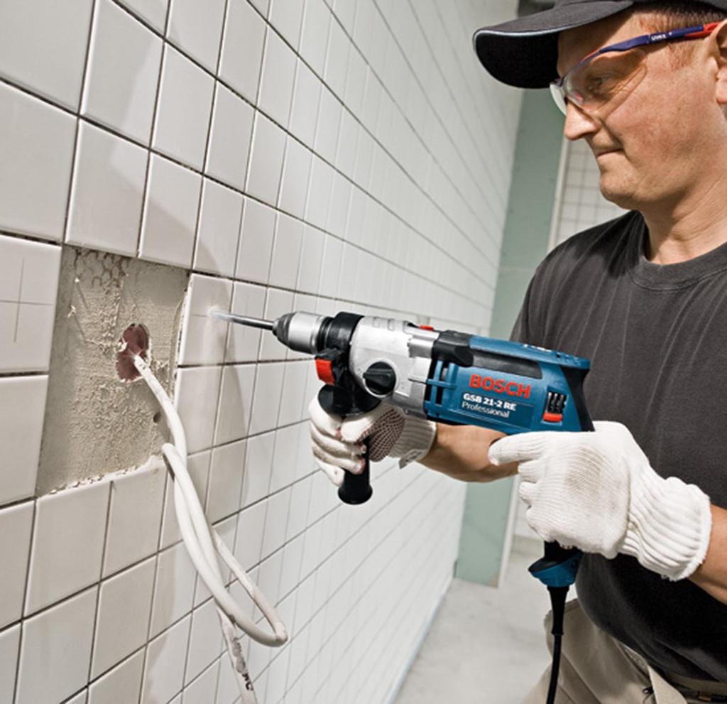 Bosch Professional Keyless Impact Drill GSB21-2RE