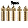 For Creality Ender 3 V3 KE K1/k1 Max Nozzle CR-M4 Nozzles Hardened Steel  Brass Copper plated For Anycubic Kobra/Vyper 3D Nozzle
