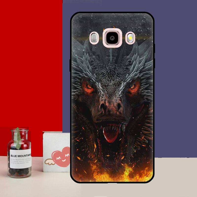 Pouzdro s motivem draka pro Samsung Galaxy J4 J6 Plus 2018 J8 A6 A7 A8 A9 J1 A3 A5 2016 J3 J5 J7 2017 Kryt