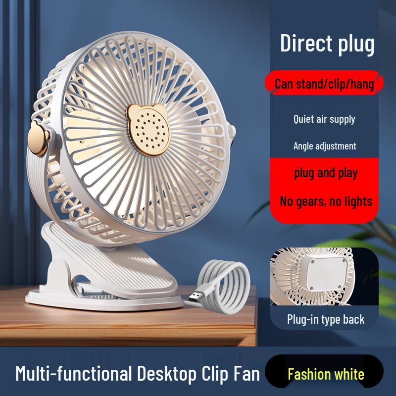 

USB Rechargeable Night Light & Mini Clip Fan for Dorms & Strollers – Portable & Compact See Details