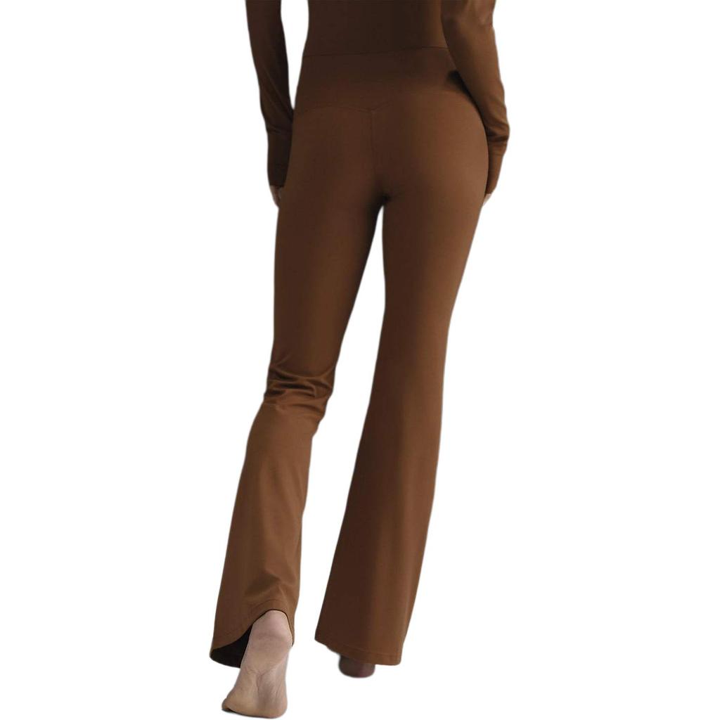 Women's Pants Nike ZENVY Empty Collection Dri Fit Sports Pants Women's Light British Umber/Black