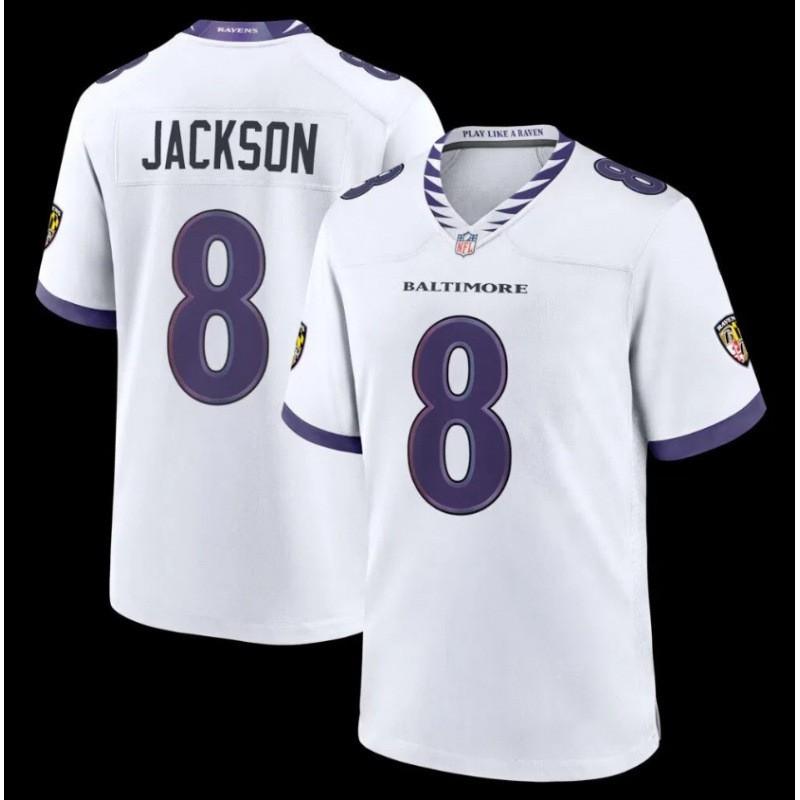 Baltimore Ravens 8 Jackson Football Jersey - Game Day Uniform Fans