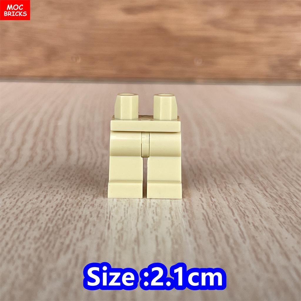 8pcs/lot MOC Bricks Blank Pants Legs Body Wear Figure Accessory Assembled Building Blocks Toy Kids Plastic Dolls