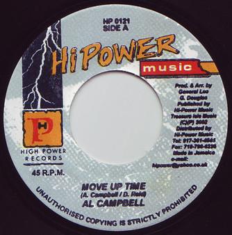 

7inch Record AL CAMPBELL Move Up Time HP0121 High Power Musi 2002 Jamaica Reggae Ska Dub Used