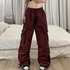 Sommerliche Retro-Freizeithose für Damen mit weitem Bein
