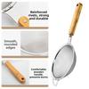 Stainless Steel Food Strainer Colander Rust-Proof Cocktail Sieve New Tea Strainer  for Kitchen