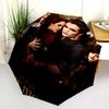 Blood Desire: Vampire Diaries Folding Umbrella Suitable for All Seasons 8 Paraphenoid Bones Umbrella Travel Umbrella
