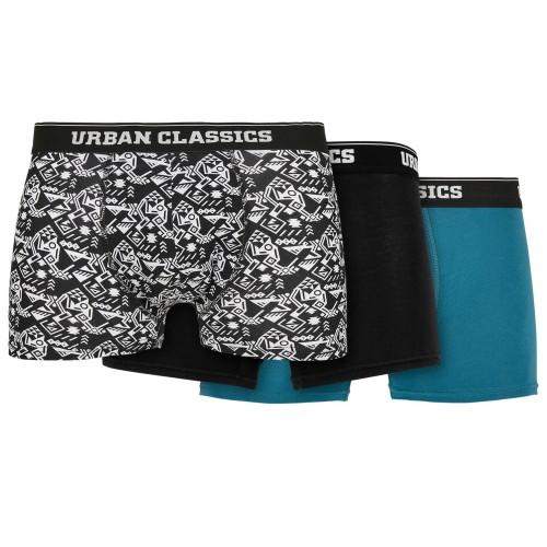 Urban Classics Mens Organic Boxer Shorts (Pack of 3)