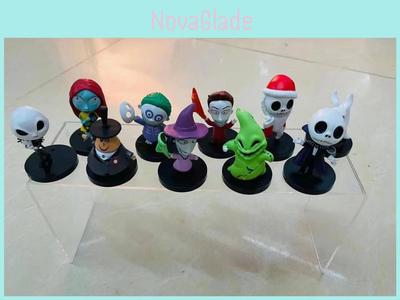 The Nightmare Before Christmas Schädel Jack Figur Sammlerstück Spielzeug PVC Material 10 Verschiedene Farben Set